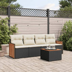 HKH 10 Pcs Conjunto Lounge de Paletes + Almofadões Madeira de Abeto - Azul