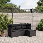 HKH 5 Pcs Conjunto Lounge de Jardim com Almofadões Pinho Impregnado - Cinzeto
