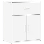 HKH Aparadores de 2 piezas, moderno, de madera contrachapada, 60 x 31 x 70 cm - Blanco