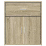 HKH Aparadores 2 Piezas Moderno de aglomerado 60 X 31 X 70 Cm - Roble Sonoma
