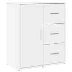 HKH Aparadores 2 Peças Moderno em derivados de Madeira 60 X 31 X 70 Cm - Branco