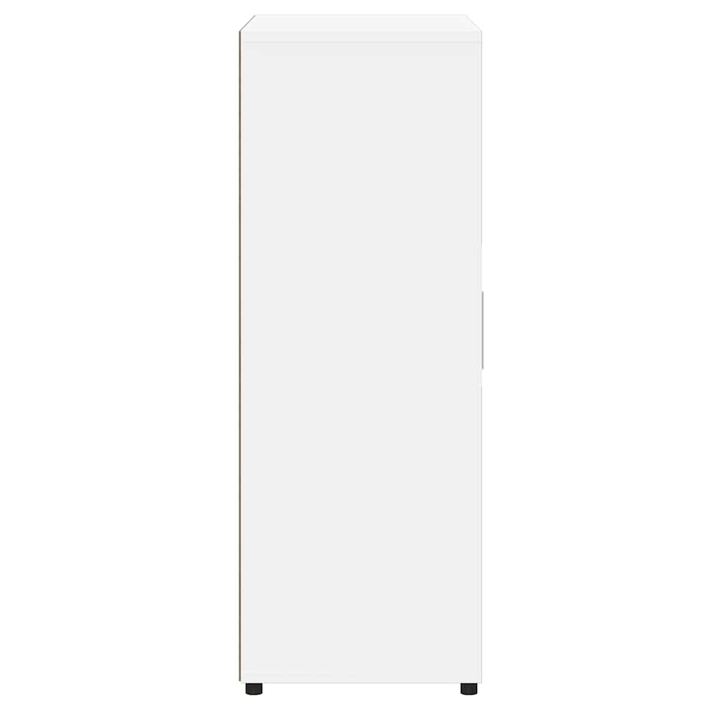 HKH Aparadores de 2 piezas, moderno, de madera contrachapada, 60 x 31 x 84 cm - Blanco