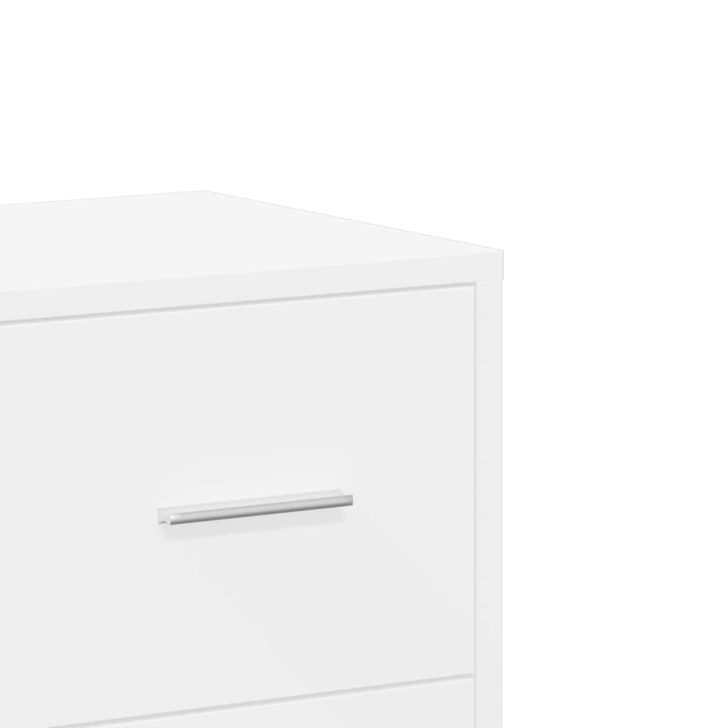 HKH Aparadores de 2 piezas, moderno, de madera contrachapada, 60 x 31 x 84 cm - Blanco