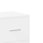 HKH Aparadores de 2 piezas, moderno, de madera contrachapada, 60 x 31 x 84 cm - Blanco