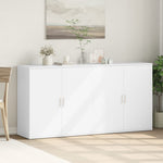 HKH Aparadores de 2 piezas moderno en derivados de madera 79 x 38 x 80 cm - Blanco