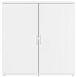 HKH Aparadores de 2 piezas moderno en derivados de madera 79 x 38 x 80 cm - Blanco
