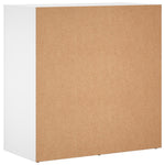 HKH Aparadores de 2 piezas moderno en derivados de madera 79 x 38 x 80 cm - Blanco