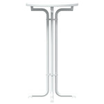 HKH Mesa de Jantar em Derivados de Madeira e Branco em Aço