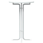 HKH Mesa de Jantar em Derivados de Madeira e Branco em Aço