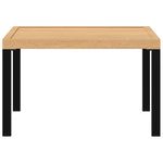 HKH Mesa de Centro para Jardim 65x65x40 Cm Alumínio - Preto