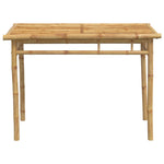 HKH Mesa de Jantar para Jardim 110x55x75 Cm Bambu - Marrom