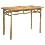 HKH Mesa de Jantar para Jardim 110x55x75 Cm Bambu - Marrom