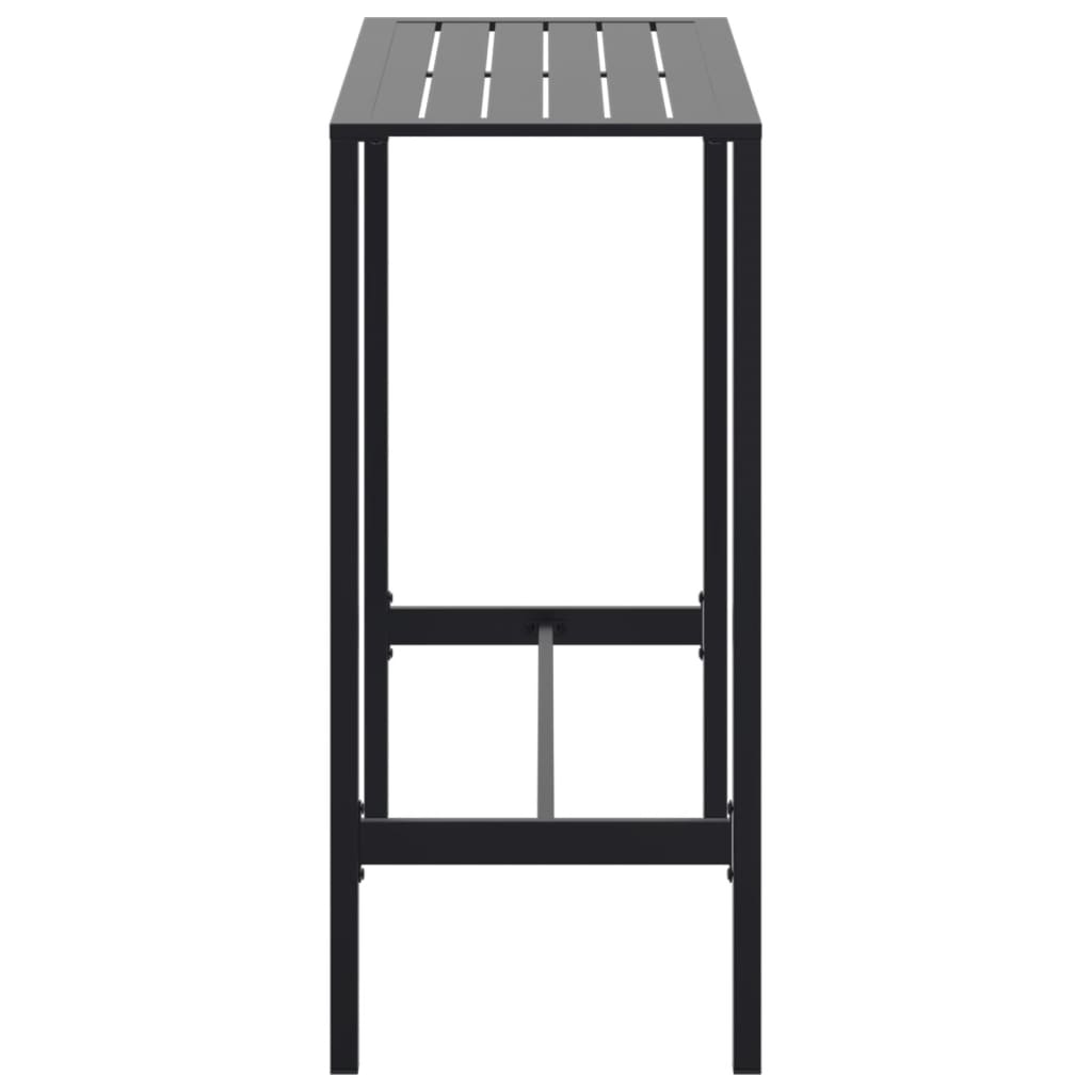 HKH Mesa de Bar Aço Revestido a Pó - Preto