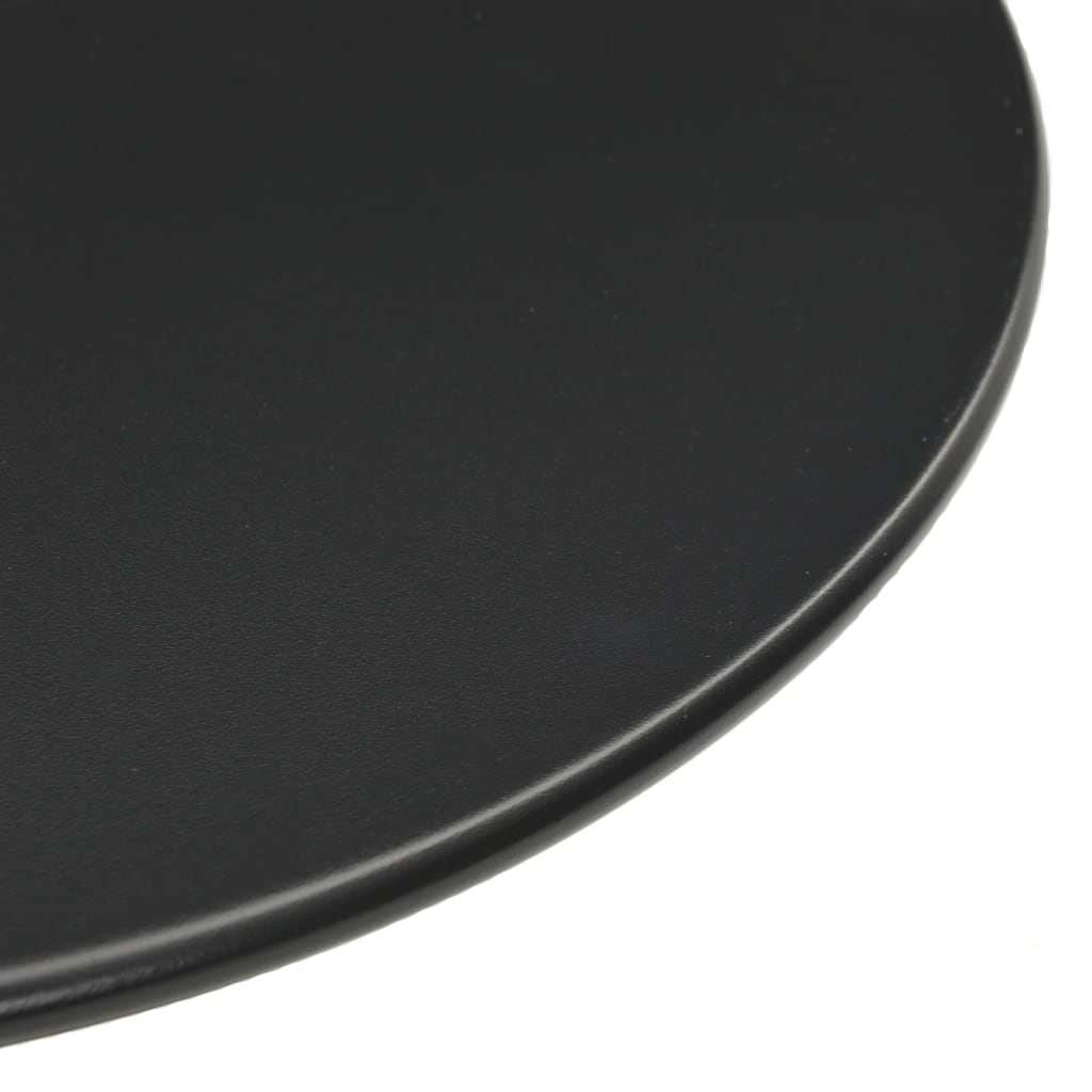 HKH Mesa de Jardim Redonda Ã˜50x72 Cm Aço - Preto