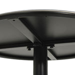 HKH Mesa de Jardim Redonda Ã˜50x72 Cm Aço - Preto