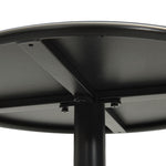 HKH Mesa de Jardim Redonda Ã˜60x105 Cm Aço - Preto
