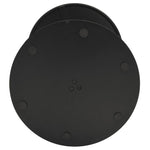 HKH Mesa de Jardim Redonda Ã˜60x105 Cm Aço - Preto