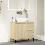 HKH Armario de Baño en Roble Sonoma - 65x33x60 Cm