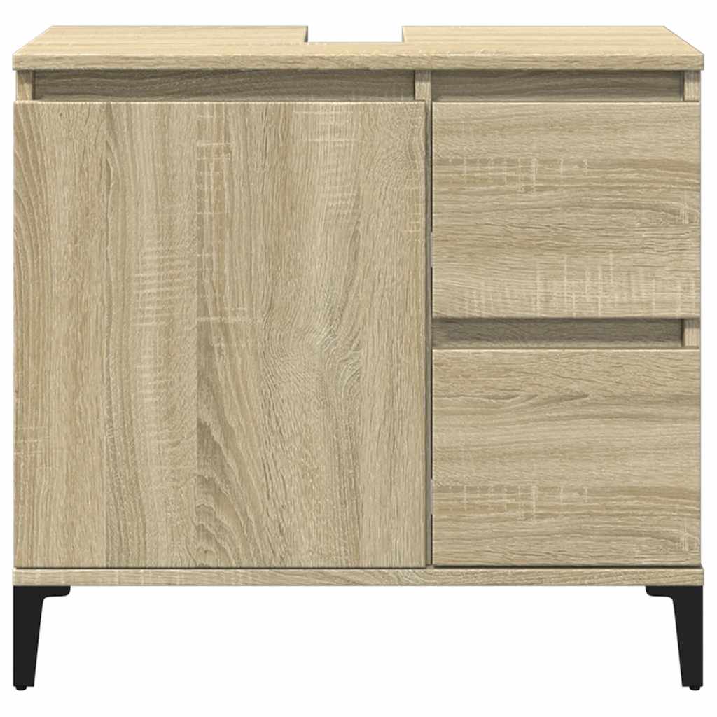 HKH Armario de Baño en Roble Sonoma - 65x33x60 Cm