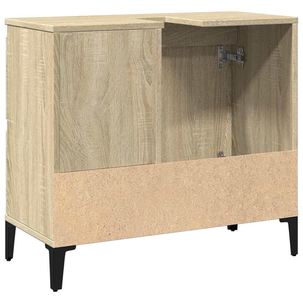 HKH Armario de Baño en Roble Sonoma - 65x33x60 Cm