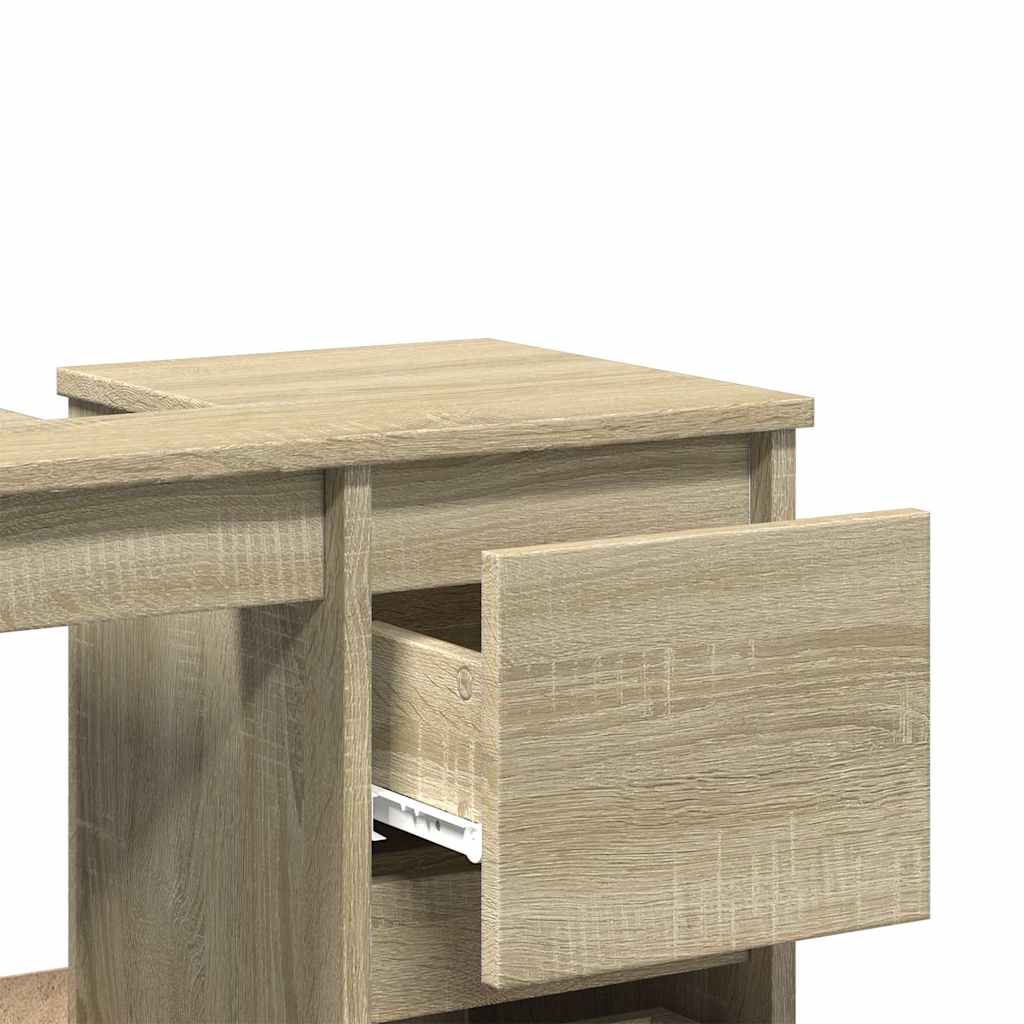HKH Armario de Baño en Roble Sonoma - 65x33x60 Cm