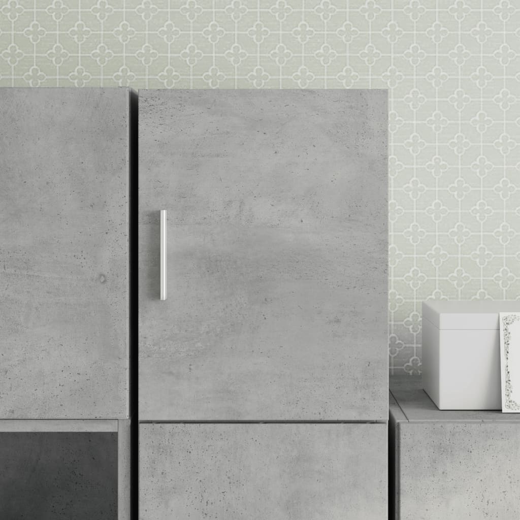 HKH Armario de pared de aglomerado de madera 30 X 42,5 X 40 Cm - Gris Cemento