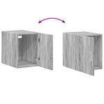 HKH Armario de Pared de Derivados de Madera 30 X 42,5 X 40 Cm - Gris Sonoma