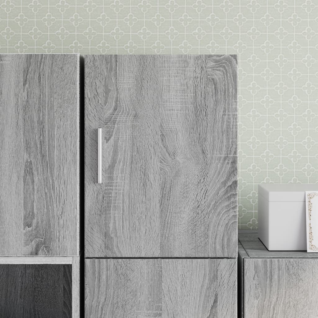 HKH Armario de Pared de Derivados de Madera 30 X 42,5 X 40 Cm - Gris Sonoma