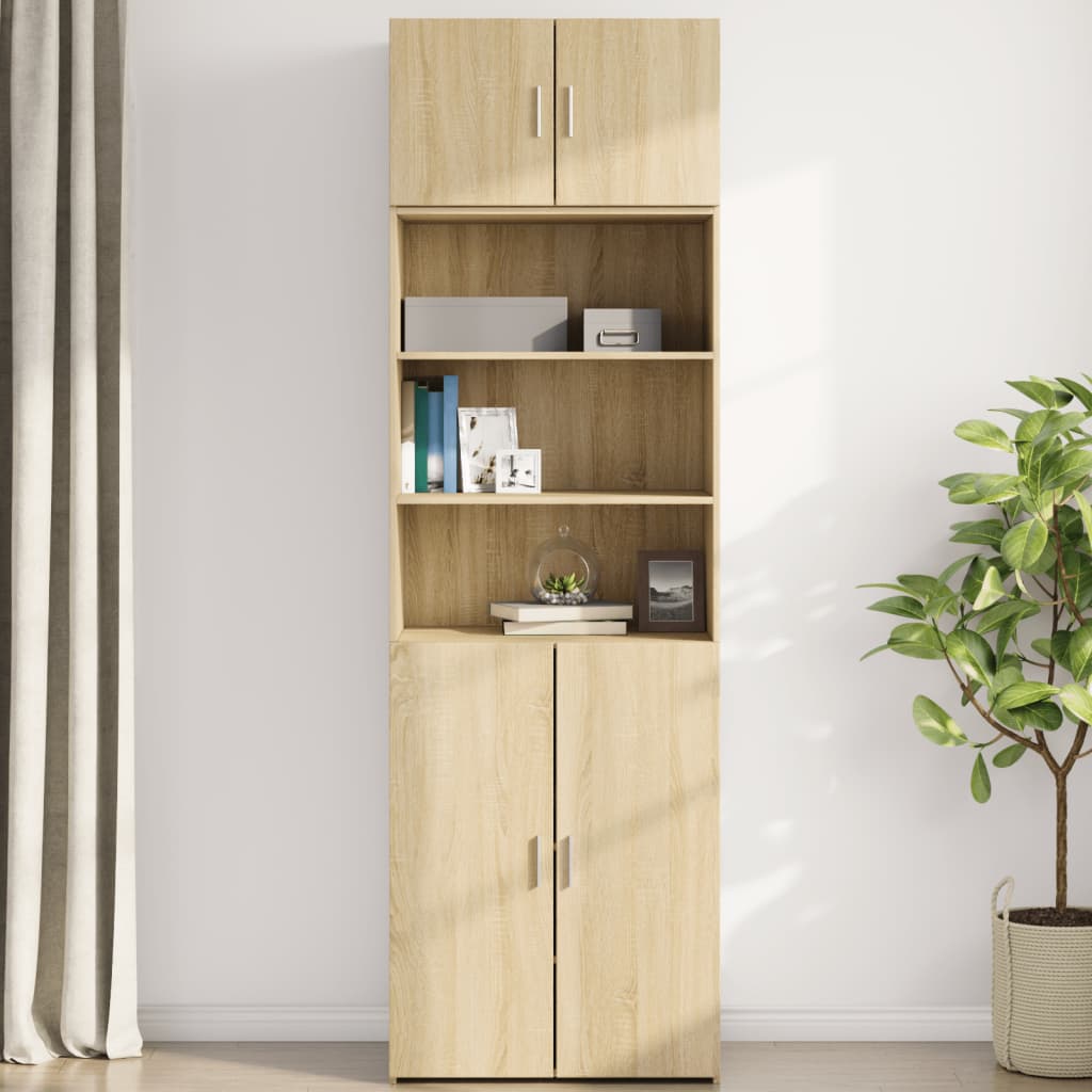 HKH Armario de Pared en Derivados de Madera 70 x 42,5 x 40 cm - Roble Sonoma