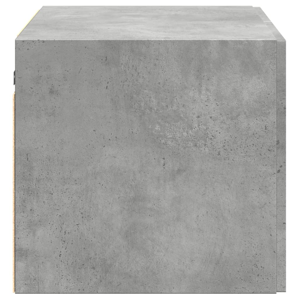 HKH Armario Pared de Derivados de Madera 70 X 42,5 X 40 Cm - Gris Cemento