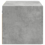 HKH Armario Pared de Derivados de Madera 70 X 42,5 X 40 Cm - Gris Cemento