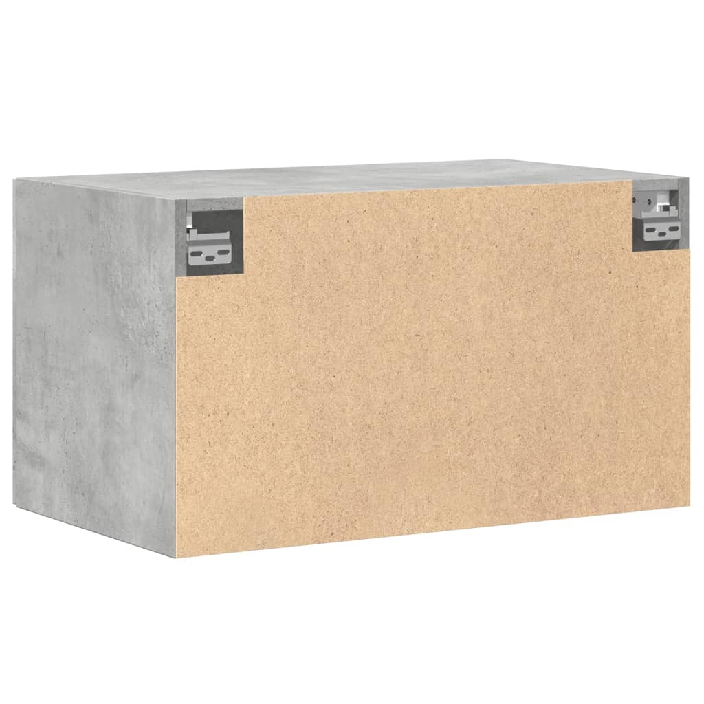 HKH Armario Pared de Derivados de Madera 70 X 42,5 X 40 Cm - Gris Cemento