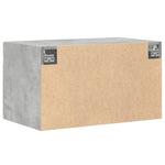 HKH Armario Pared de Derivados de Madera 70 X 42,5 X 40 Cm - Gris Cemento