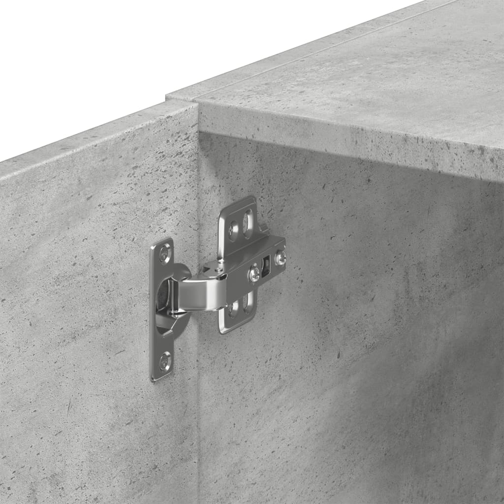 HKH Armario Pared de Derivados de Madera 70 X 42,5 X 40 Cm - Gris Cemento