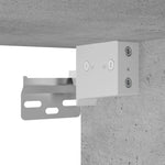 HKH Armario Pared de Derivados de Madera 70 X 42,5 X 40 Cm - Gris Cemento