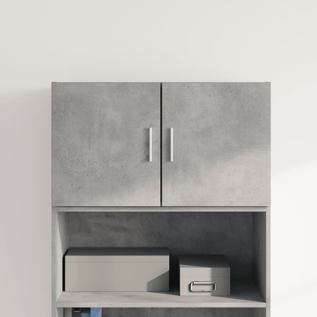 HKH Armario Pared de Derivados de Madera 70 X 42,5 X 40 Cm - Gris Cemento