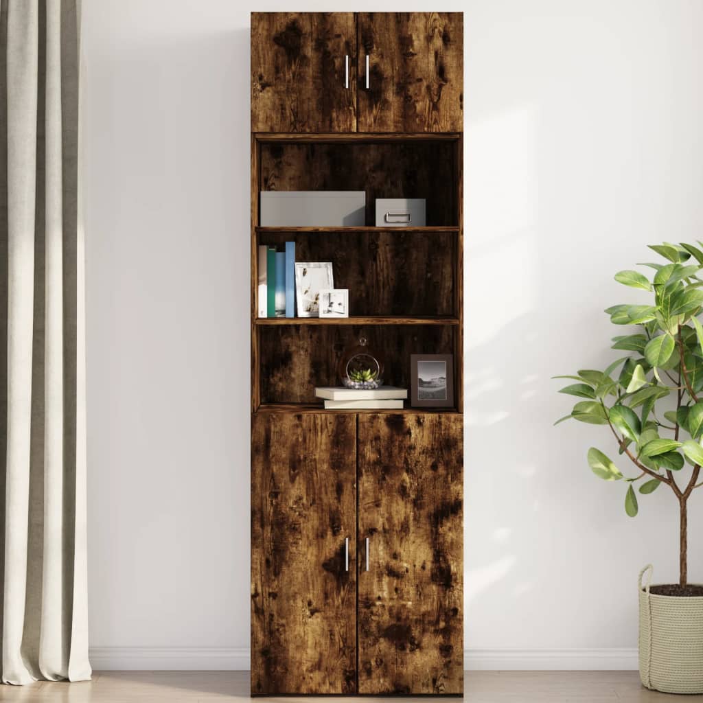 HKH Armario de Pared en derivados de Madera 70 X 42,5 X 40 Cm - Roble Ahumado