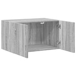HKH Armario de Pared en Derivados de Madera 70 X 42,5 X 40 Cm - Gris Sonoma
