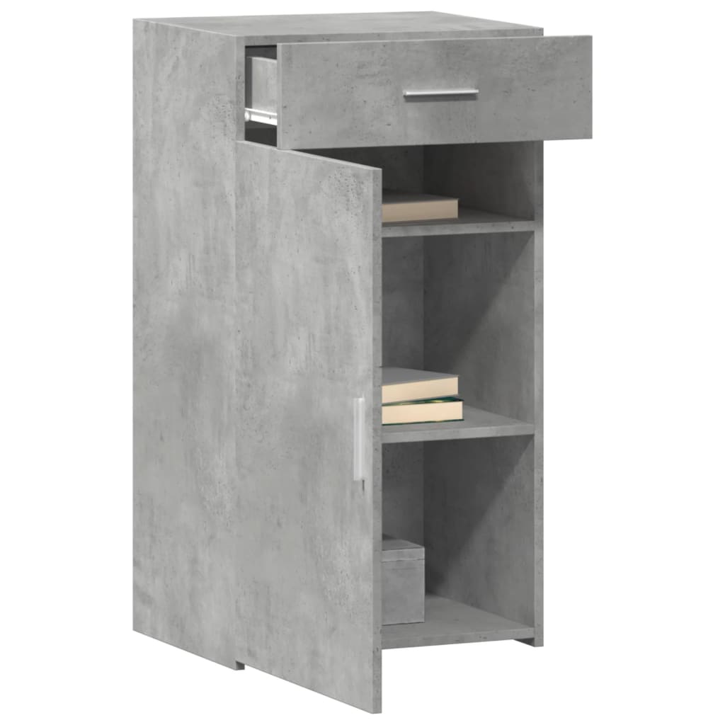 HKH Aparador Clásico en derivados de Madera 50 X 42,5 X 93 Cm - Gris Cemento