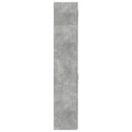 HKH Armario alto y estrecho de almacenamiento de madera procesada - Gris hormigón
