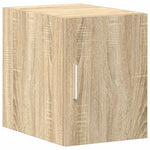 Armario Alto Estrecho de Almacenamiento HKH de Madera Procesada - Roble Sonoma