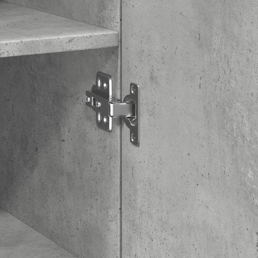 Armario alto HKH de aglomerado de madera - Gris Cemento