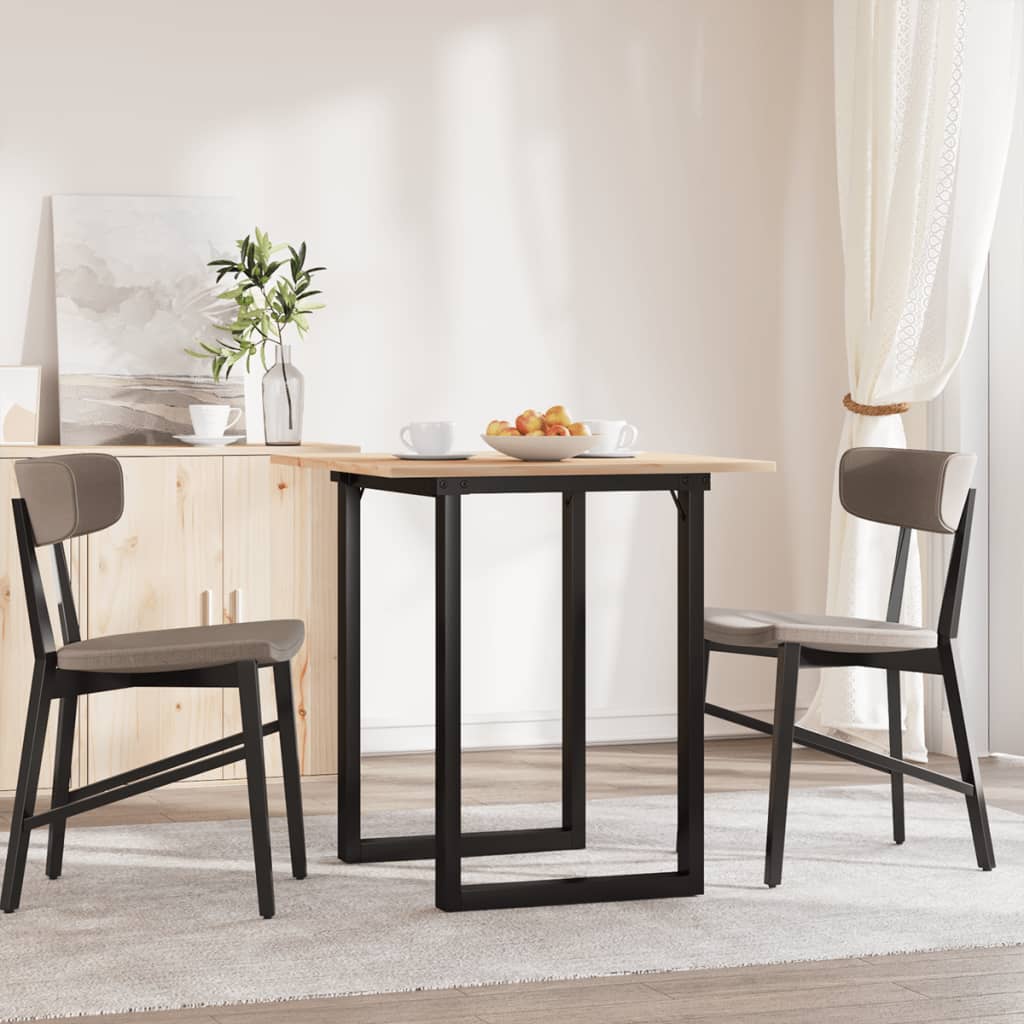 HKH Mesa de Comedor Estructura en O en Pino y Acero