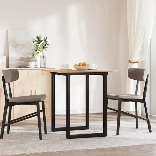 HKH Mesa de Comedor Estructura en O en Pino y Acero