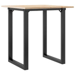 HKH Mesa de Jantar Estrutura em O em Pinho e Aço