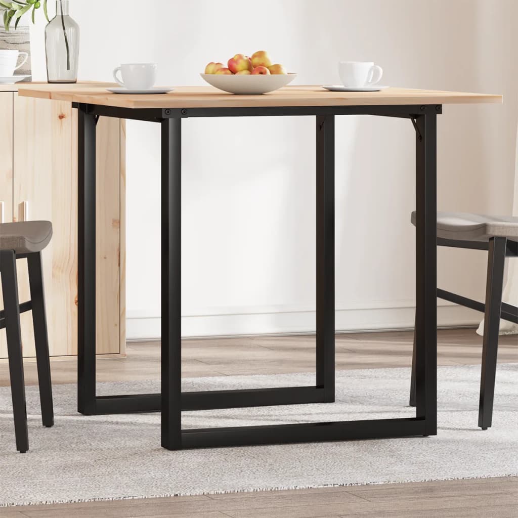 HKH Mesa de Comedor Estructura en O de Pino y Acero