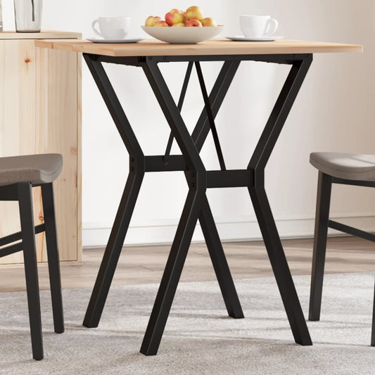 HKH Mesa de Comedor Estructura en Y en Pino y Acero