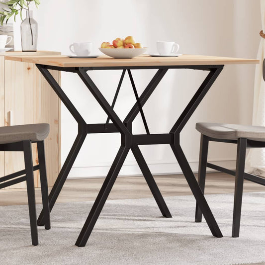 HKH Mesa de Comedor Estructura en Y en Pino y Acero