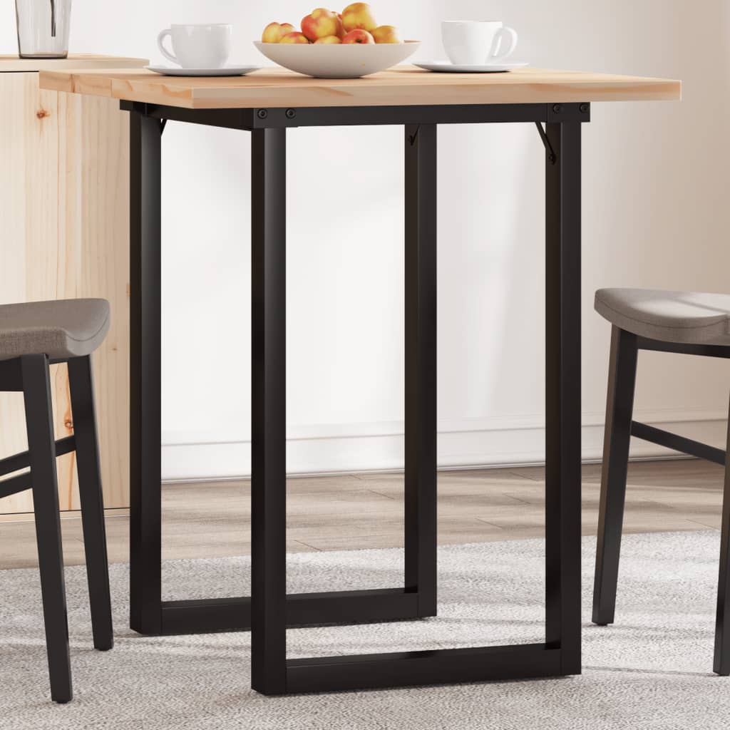 HKH Mesa de Comedor Estructura en O en Pino y Acero