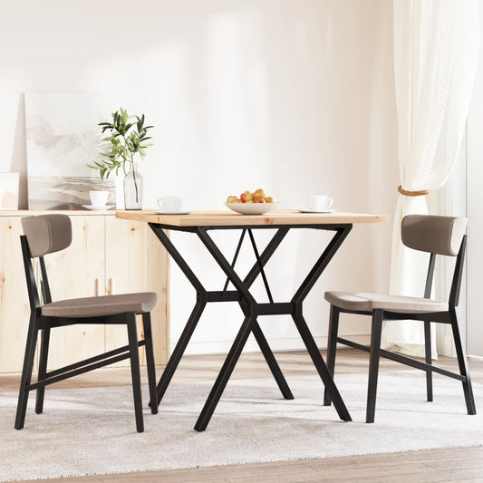 HKH Mesa de Comedor Estructura en Y en Pino y Acero